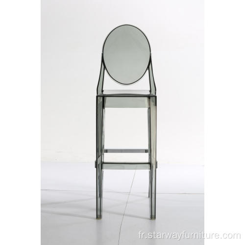 Mariage transparent PC Plastic Ghost Chair Barstool